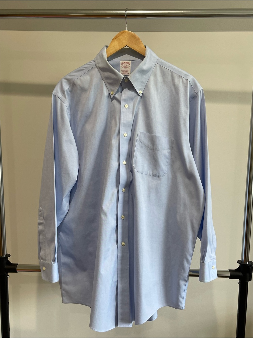 Brooks Brothers Light Blue Button-Down Dress Shirt